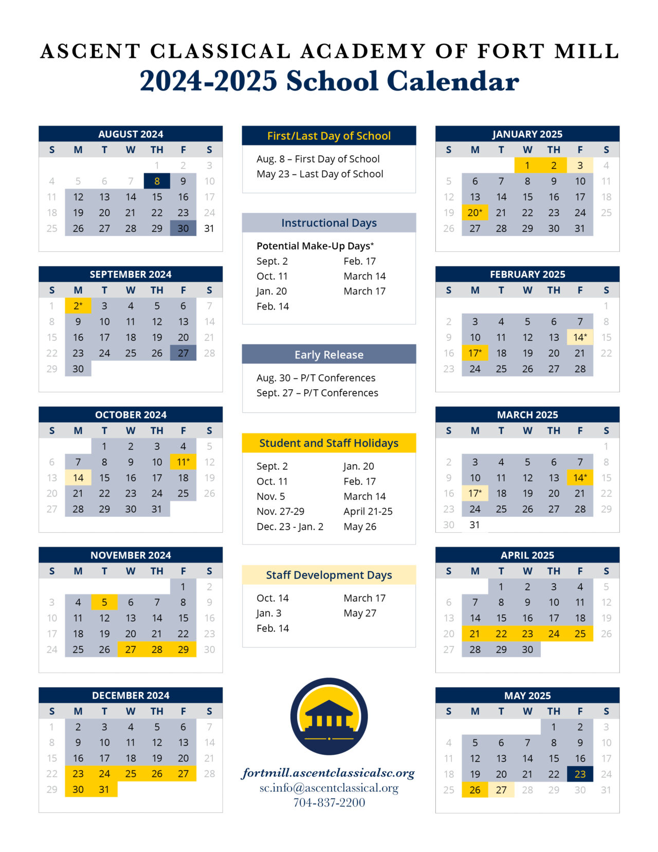 Fort Mill Schools Calendar Chlo Melesa